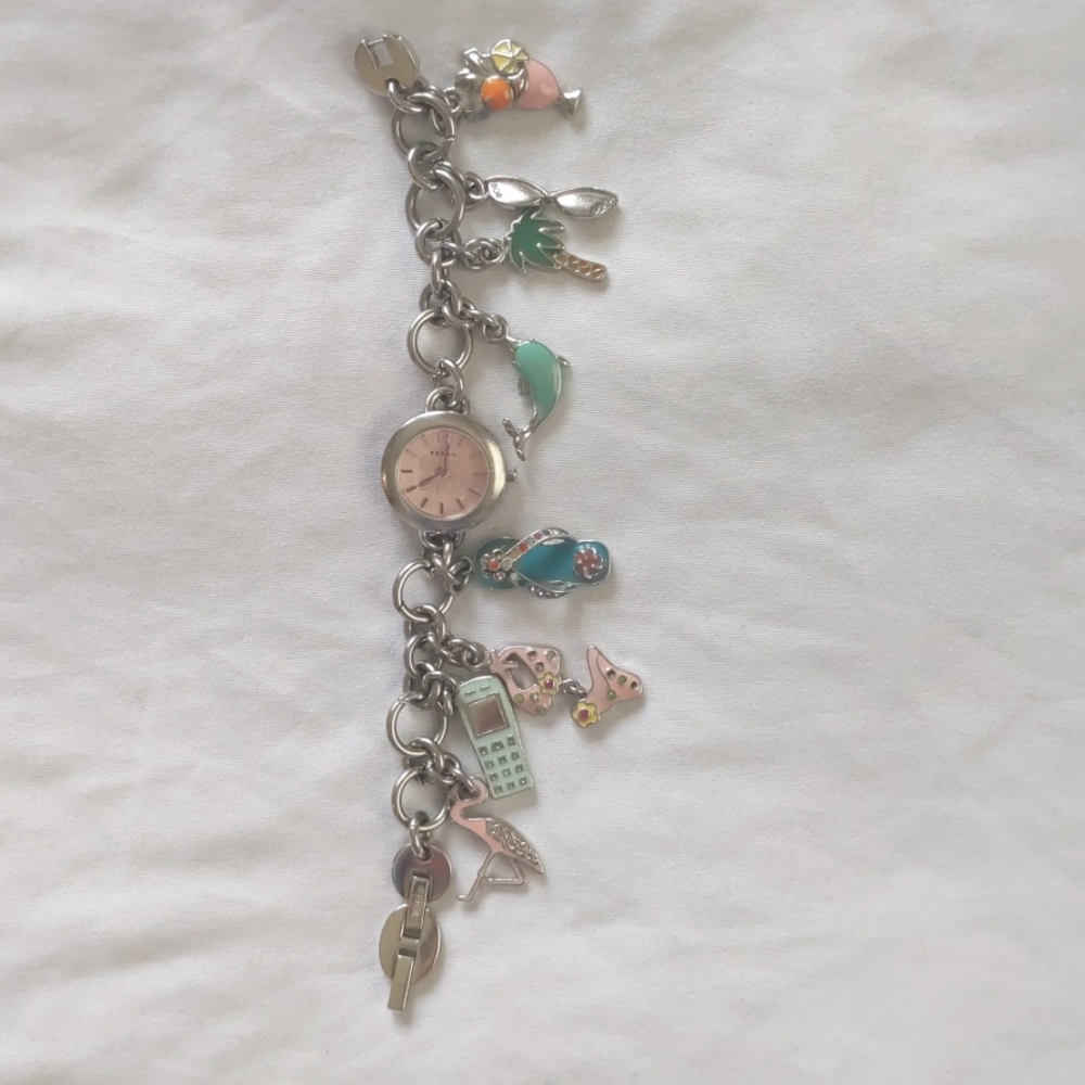 Fossil charm watch